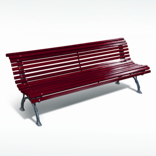 Parkbank model Romantica 8 Met een lengte van 1,8 meter is de Parkbank Romantica ideaal voor parken, pleinen en tuinen.